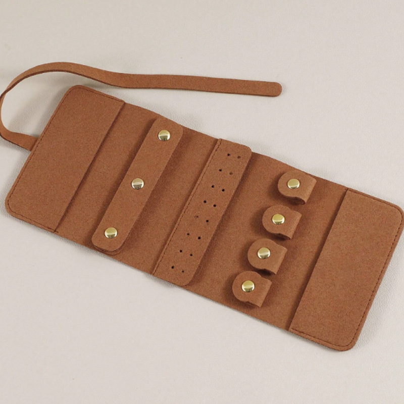 Корейски стил чанта за съхранение на бижута – микрофибър, мека конструкция, модел S-20240910, категория: чанта за бижута