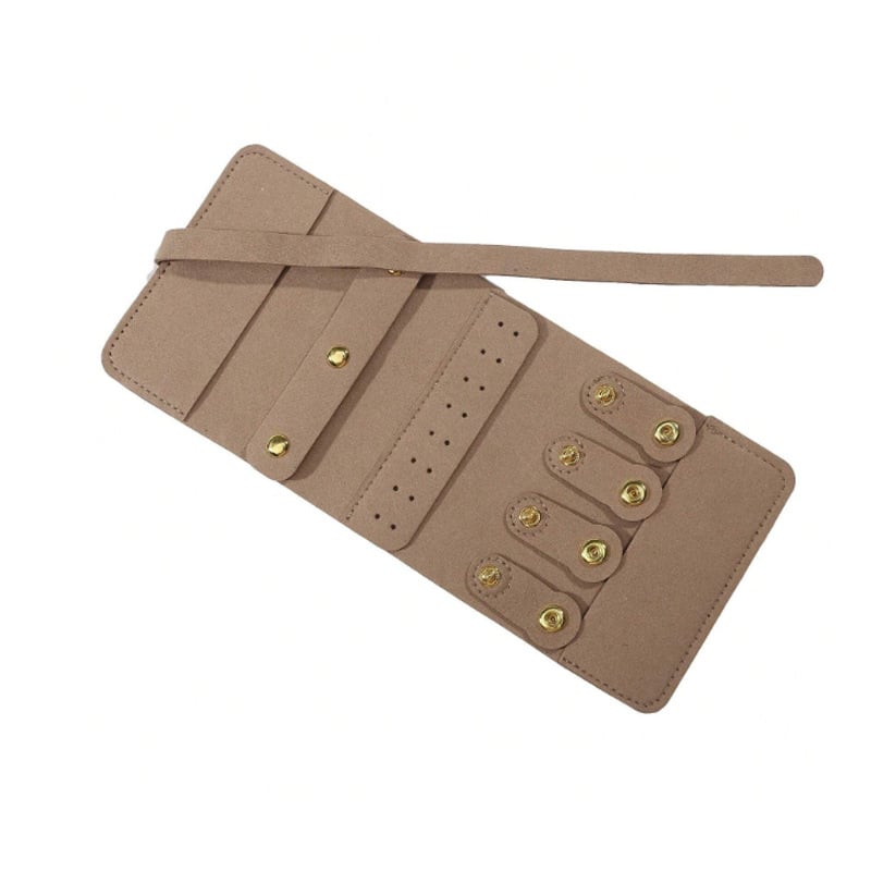 Корейски стил чанта за съхранение на бижута – микрофибър, мека конструкция, модел S-20240910, категория: чанта за бижута