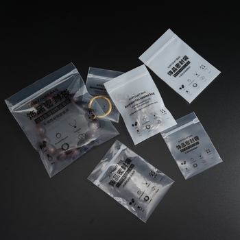 Πλαστική τσάντα συσκευασίας κοσμημάτων με διαφανές/αμυδρό φινίρισμα — εσωτερική συσκευασία, κατάλληλη για σκουλαρίκια και κολιέ