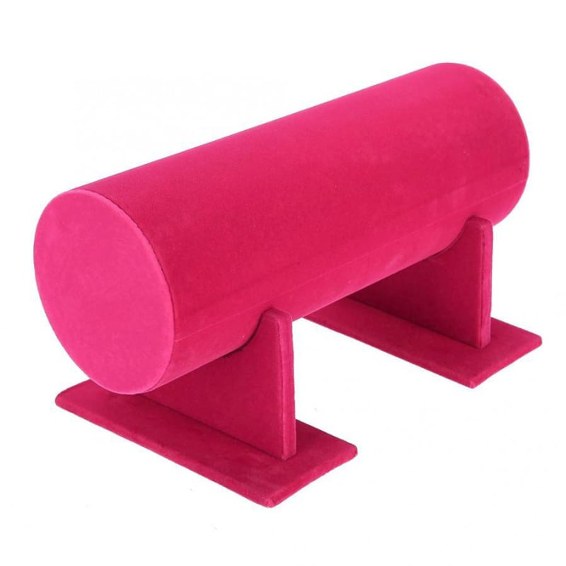 Ékszertartó polc flanel burkolattal, kézzel készített, egylépcsős kiállítás, elegáns stílus