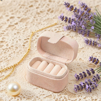 Портативна кожена кутия за бижута, модел My-904, Crown River, кожа, стил свеж и сладък, персонализация налична