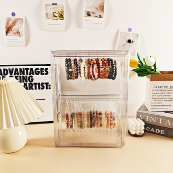 Акрилна кутия за съхранение на гривни с дисплей — защита от прах, влага и окисляване, модели 868-a и 898a, модерен минималистичен стил