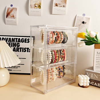 Акрилна кутия за съхранение на гривни с дисплей — защита от прах, влага и окисляване, модели 868-a и 898a, модерен минималистичен стил