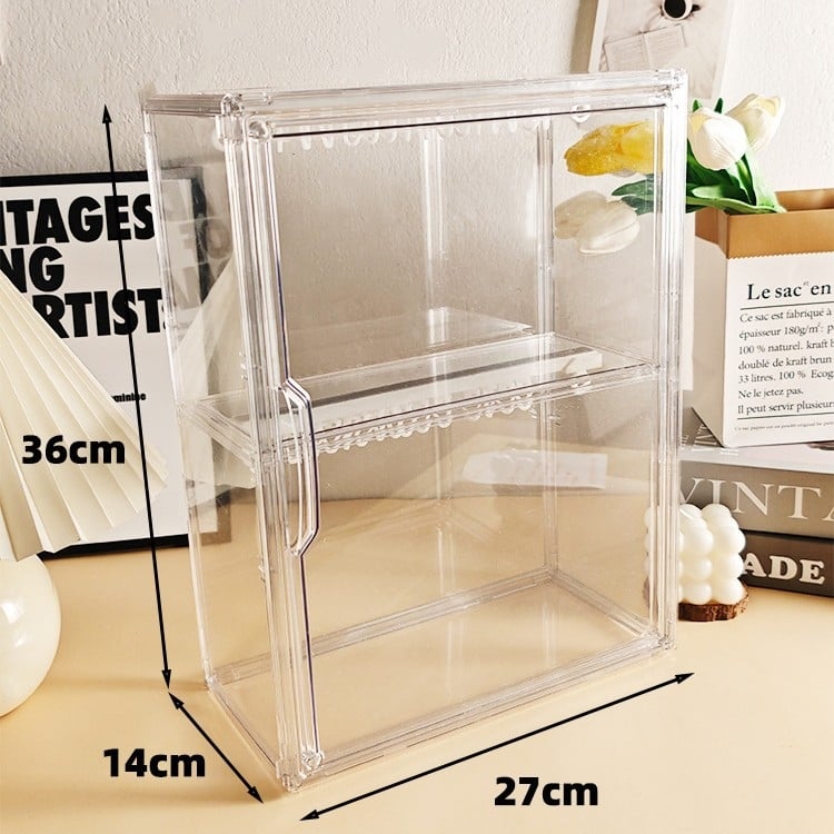 Акрилна кутия за съхранение на гривни с дисплей — защита от прах, влага и окисляване, модели 868-a и 898a, модерен минималистичен стил