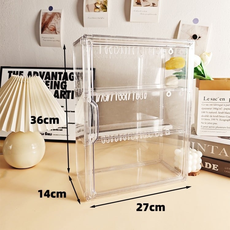 Акрилна кутия за съхранение на гривни с дисплей — защита от прах, влага и окисляване, модели 868-a и 898a, модерен минималистичен стил
