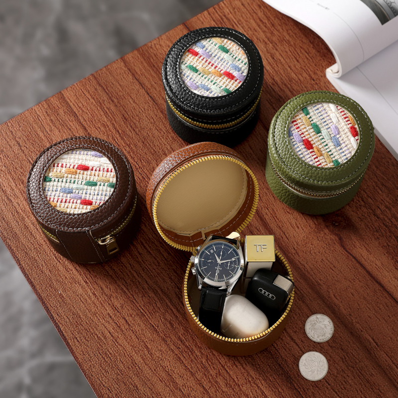 Мултифункционална кутия за бижута — материал: друго; твърдост: мека; модел: едноцветен