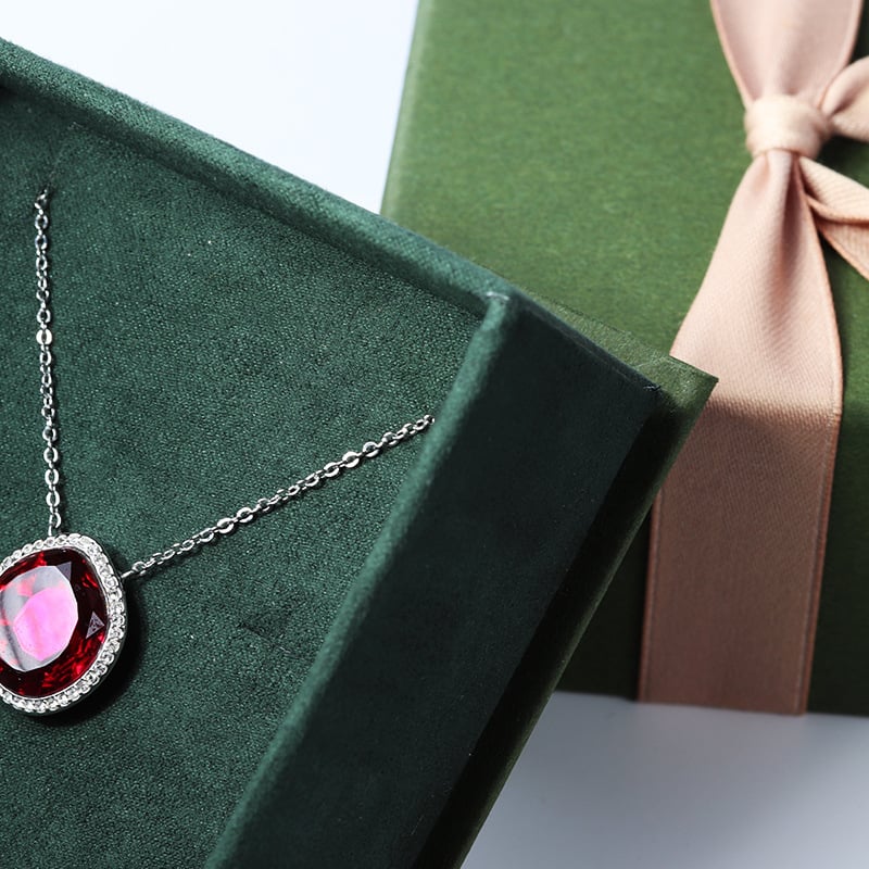 Milan кутия за бижута за обици – малка платнена кутия с прозрачно матирана PVC чанта