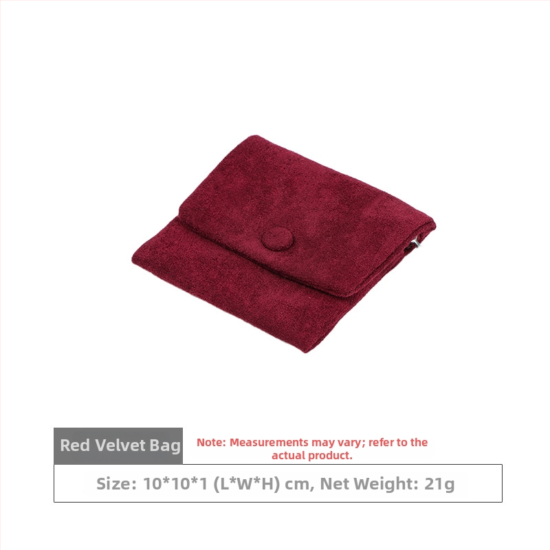 Kutija za nakit od flanelne s zatvaračem, višestrukim džepovima i snap gumbom; pakirano u kutiji; porijeklo Shenzhen; brend Nomi jewelry packaging