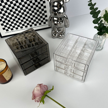 Кутия за бижута, пластмасова, корейски стил, твърда конструкция, персонализация налична