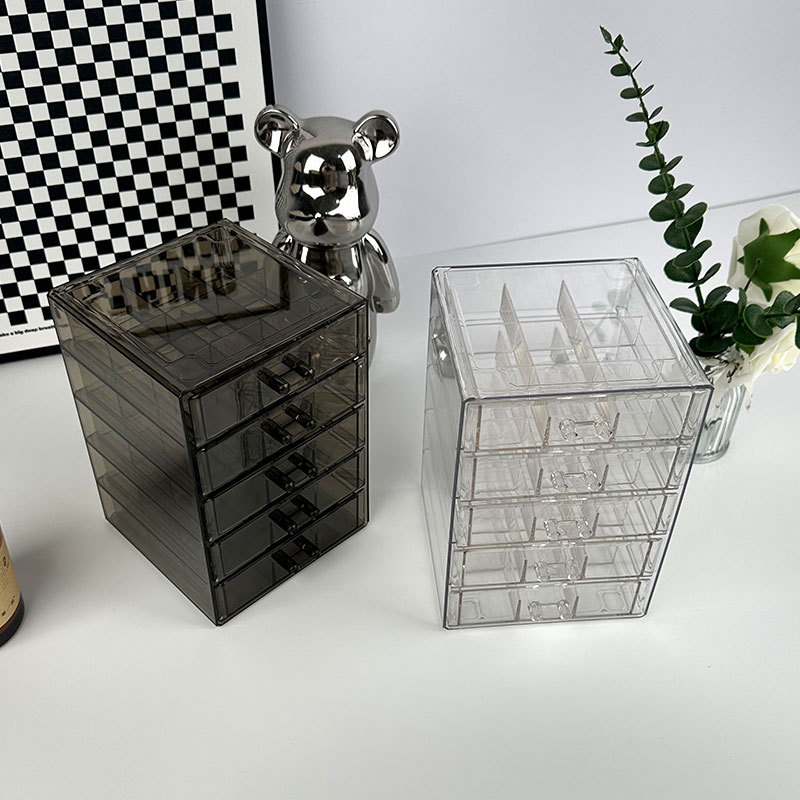 Кутия за бижута, пластмасова, корейски стил, твърда конструкция, персонализация налична