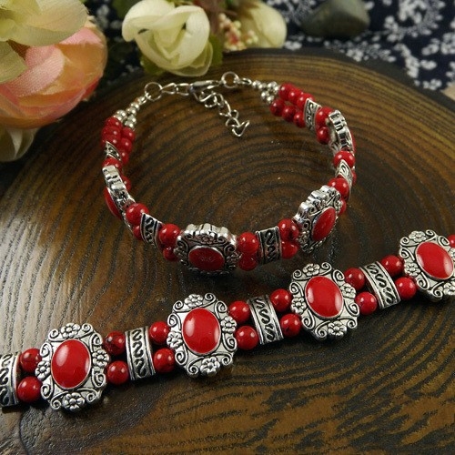 Dianqia jewelry Brățară din aliaj – placare electro, design geometric unisex, cu încrustații din pietre artificiale (B0204)