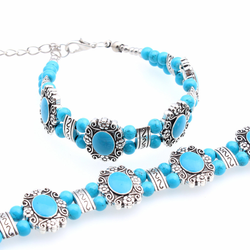 Dianqia jewelry Brățară din aliaj – placare electro, design geometric unisex, cu încrustații din pietre artificiale (B0204)