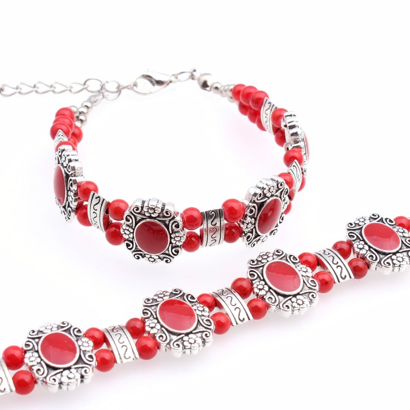 Dianqia jewelry Brățară din aliaj – placare electro, design geometric unisex, cu încrustații din pietre artificiale (B0204)