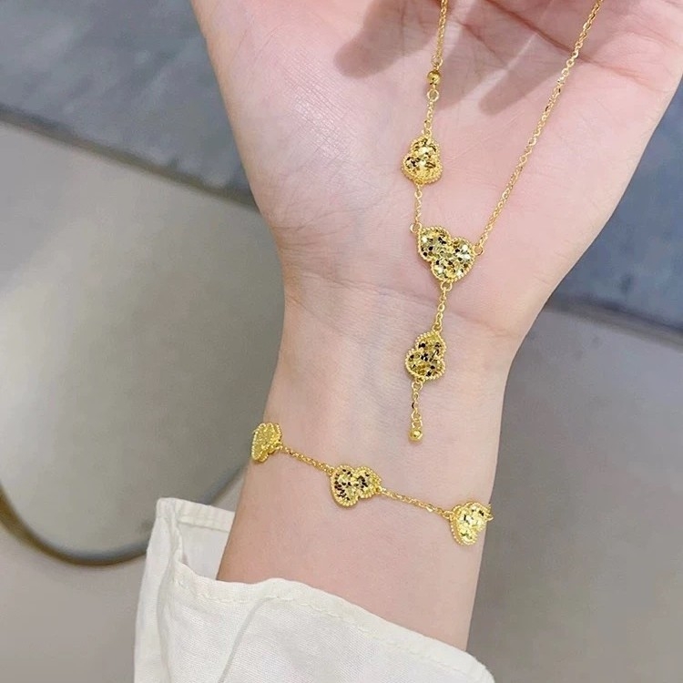 Brățară | Cupru placat cu aur | Finisare Seiko | Today's Spirit Jewelry | Brățară pentru femei OL | Primăvara 2024