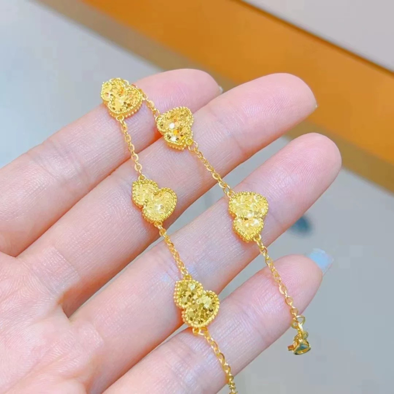 Brățară | Cupru placat cu aur | Finisare Seiko | Today's Spirit Jewelry | Brățară pentru femei OL | Primăvara 2024