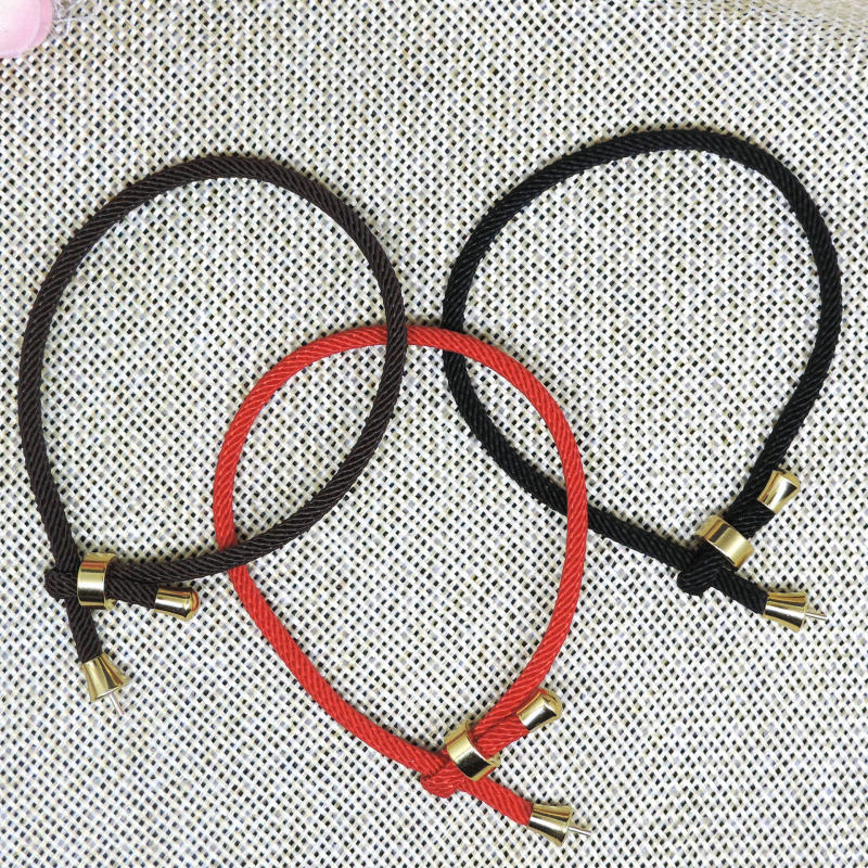 Brățară unisex din cupru, electroplatinată, în formă de U, cu logo imprimat