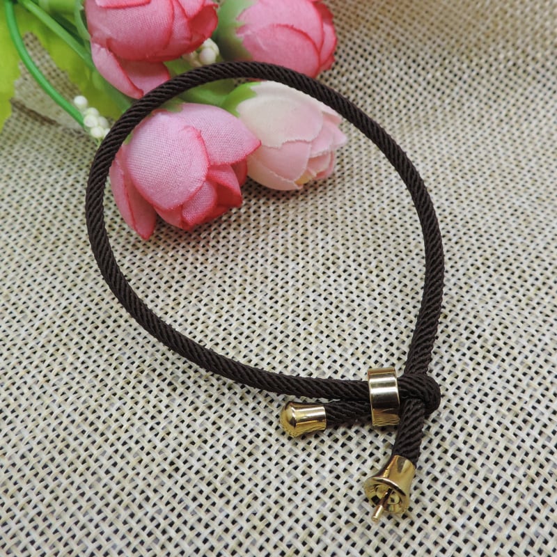 Brățară unisex din cupru, electroplatinată, în formă de U, cu logo imprimat