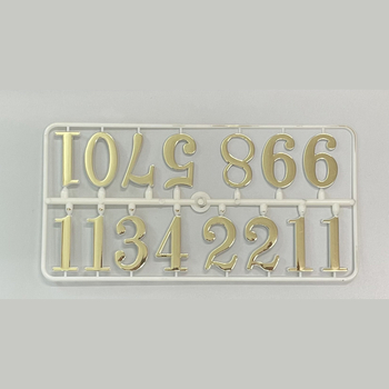 DIY табела за цифри за стенен часовник с арабско позлатяване – лепящ аксесоар, ново (арабско позлатяване, DIY аксесоар, лепящо, ново)