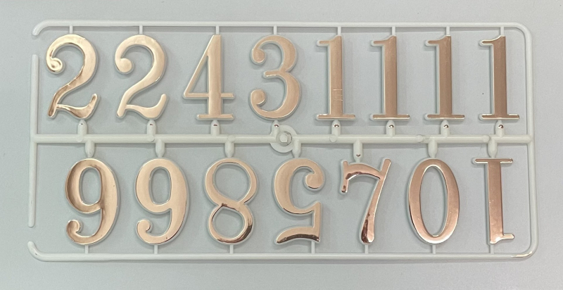 DIY табела за цифри за стенен часовник с арабско позлатяване – лепящ аксесоар, ново (арабско позлатяване, DIY аксесоар, лепящо, ново)