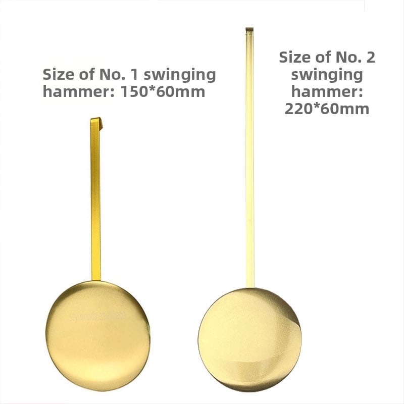 Аксесоар за часовник-пендулум, кварцов механизъм, пластмасов корпус, модерен минималистичен стил (кутия 200 бр.)