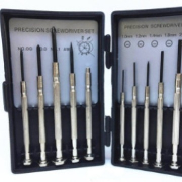 Σετ κατσαβιδιών ρολογιών από χρωμιοβάνιο ατσάλι Cr_V, μαγνητικό, χωρίς μόνωση, βάρος 0.1 kg