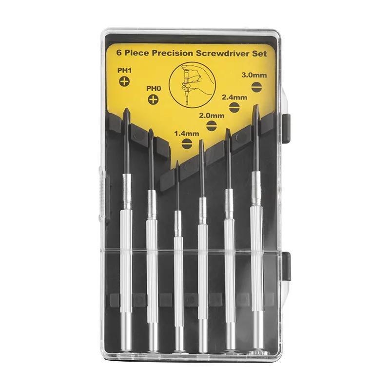 Σετ κατσαβιδιών ρολογιών από χρωμιοβάνιο ατσάλι Cr_V, μαγνητικό, χωρίς μόνωση, βάρος 0.1 kg