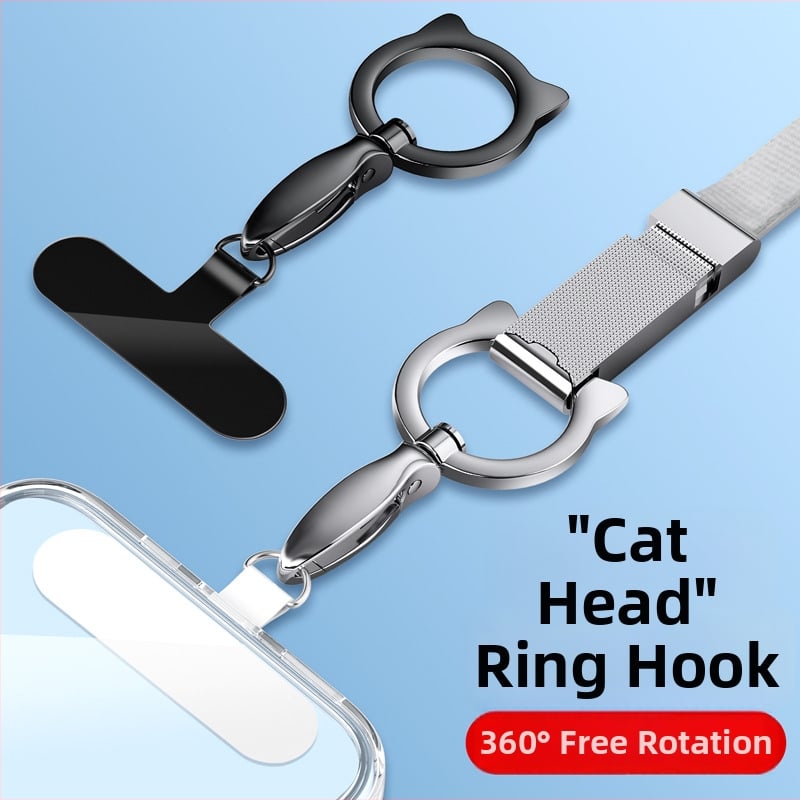 Ланярд за мобилен телефон - YAGEEN, Унисекс, Възможна персонализация, Възможен печат на лого, Метална катарама