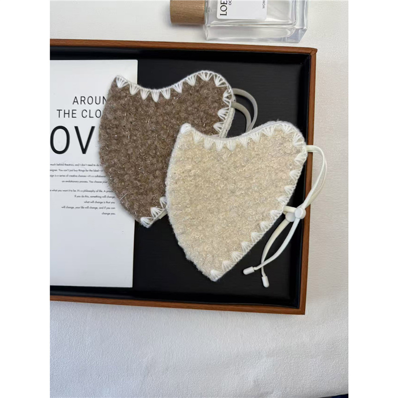 Μάσκα προσώπου για τον χειμώνα, unisex, με στερέωση στο αυτί, πολυεστέρας-βαμβάκι, προστασία από τη σκόνη