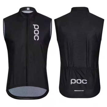 Ciklističko prsluk Unisex – brzo sušeći, otporan na vjetar, poliester, za jesen, za cestovni i planinski bicikl