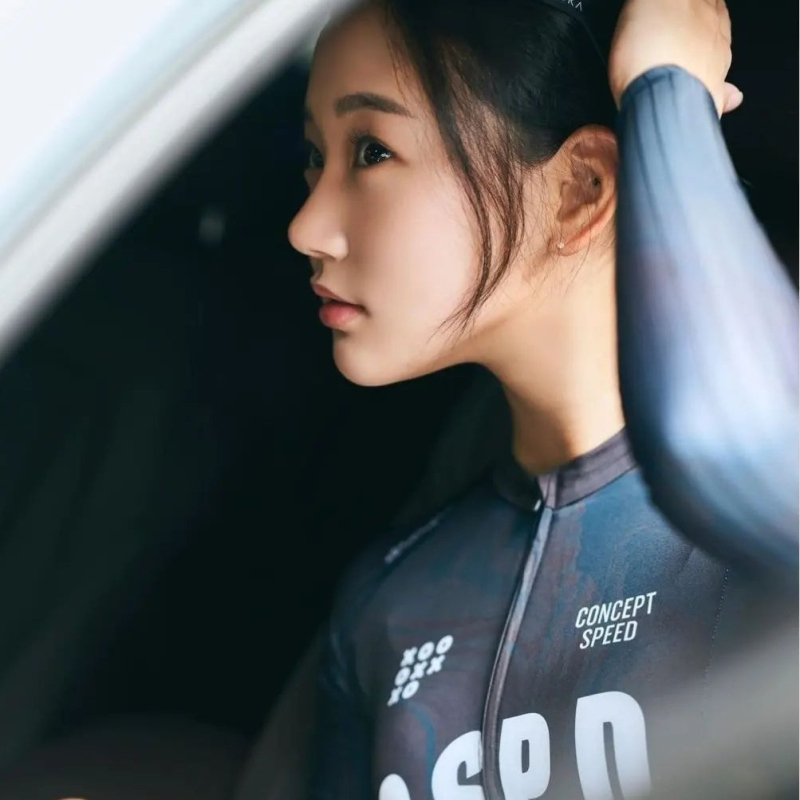 Unisex ποδηλατική φόρμα με μακριά μανίκια, αεροδυναμική, πολυεστέρας με γρήγορο στέγνωμα, καλοκαίρι