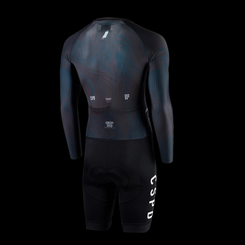 Unisex ποδηλατική φόρμα με μακριά μανίκια, αεροδυναμική, πολυεστέρας με γρήγορο στέγνωμα, καλοκαίρι