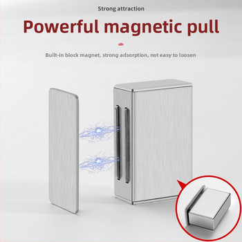 Nerūsējošā tērauda skapja durvju magnētisks aizvērējs, Yijia zīmols, model Cabinet door magnetic 01, piemērots skapju durvīm, mūsdienīgs minimālisma stils