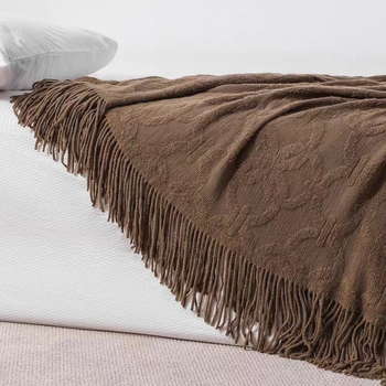 Nõelutud voodiäärne kate ja diivanitek, Ameerika retro stiil, polüester, hotelliklass, Youxian department store