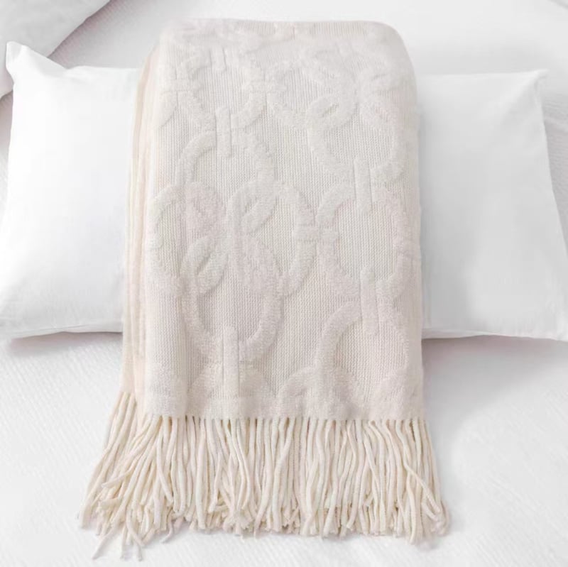 Nõelutud voodiäärne kate ja diivanitek, Ameerika retro stiil, polüester, hotelliklass, Youxian department store