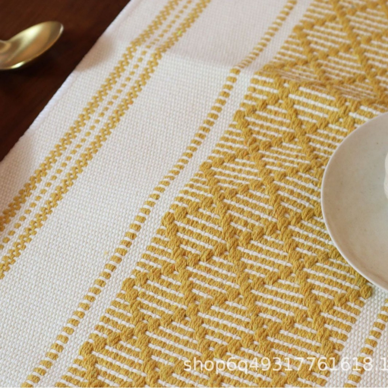 Nordijski stil pokrivač za stol za kavu i TV ormar, jacquard tkanina od pamuka s 35% poliestera