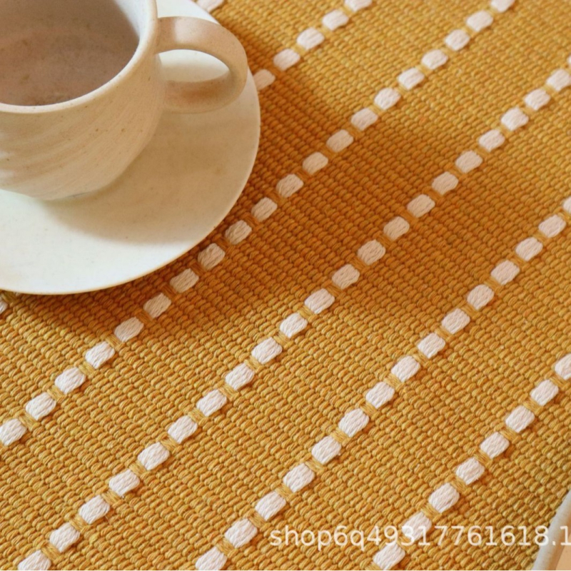 Nordijski stil pokrivač za stol za kavu i TV ormar, jacquard tkanina od pamuka s 35% poliestera