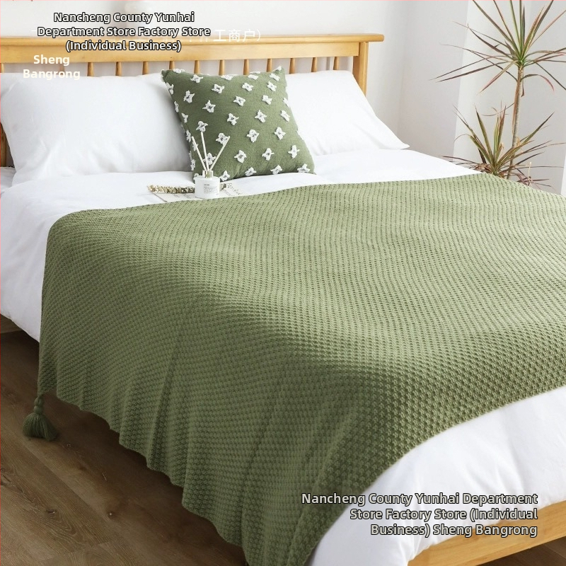 Retro suur pleed voodi servale, Lyocell kiud, taime ja lillede muster, hotellistiil