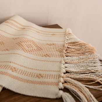 Stolni bežnik s prugastim uzorkom, modernistički minimalistički stil, prilagodljiva obrada