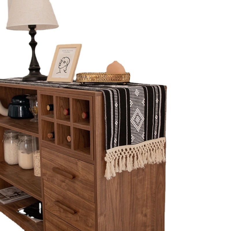 Stolni bežnik s prugastim uzorkom, modernistički minimalistički stil, prilagodljiva obrada