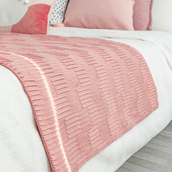 Nordic-stiilis laste magamistoa voodipesukomplekt koos peapadi ja voodiriba runneriga | polüestermaterjal | kohandatav | logotrükk saadaval | ühtlase värvi muster