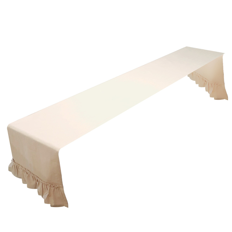 Декоративен флаг за маса, 100% памук, едноцветен, с ресни, персонализирано от The Merchant of Time