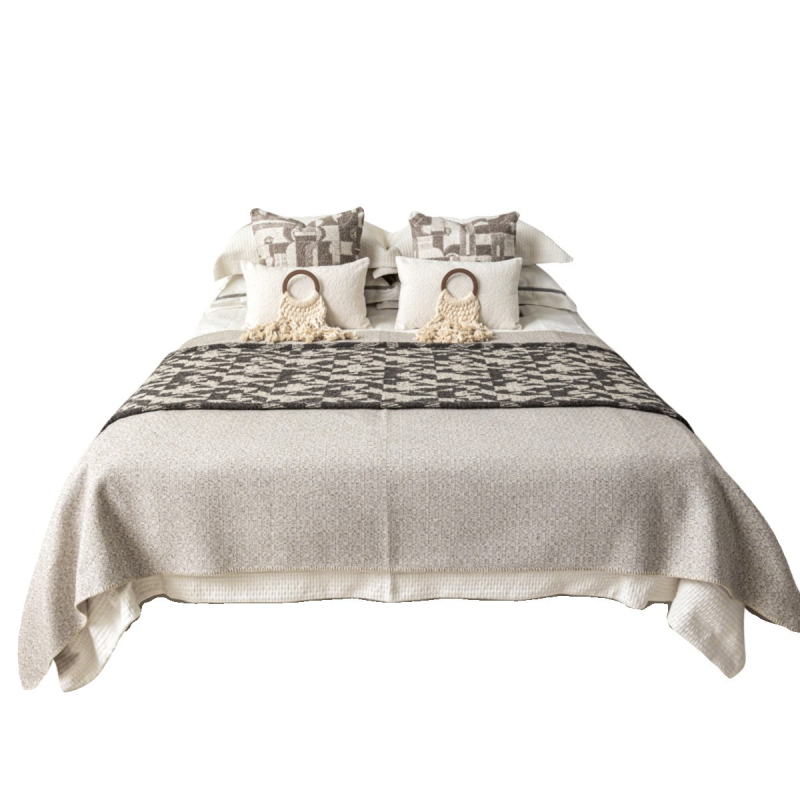 Voodikomplekt – Žakardikangas; Geomeetriline muster; Lihtne stiil; Hotellikasutuseks (Žakardikangas; geomeetriline muster; lihtne stiil; hotellikasutuseks; mitmeosaline komplekt)