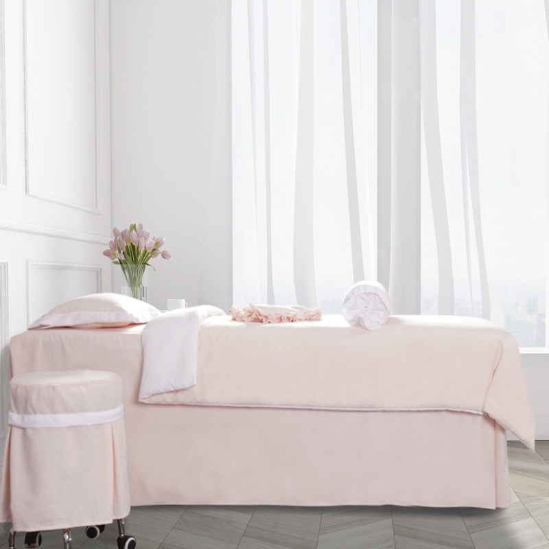 Neljaosaline voodikattete komplekt polüestrist, reaktiivne trükkimine ja värvimine, kohandatav, bränd Orange at Ease