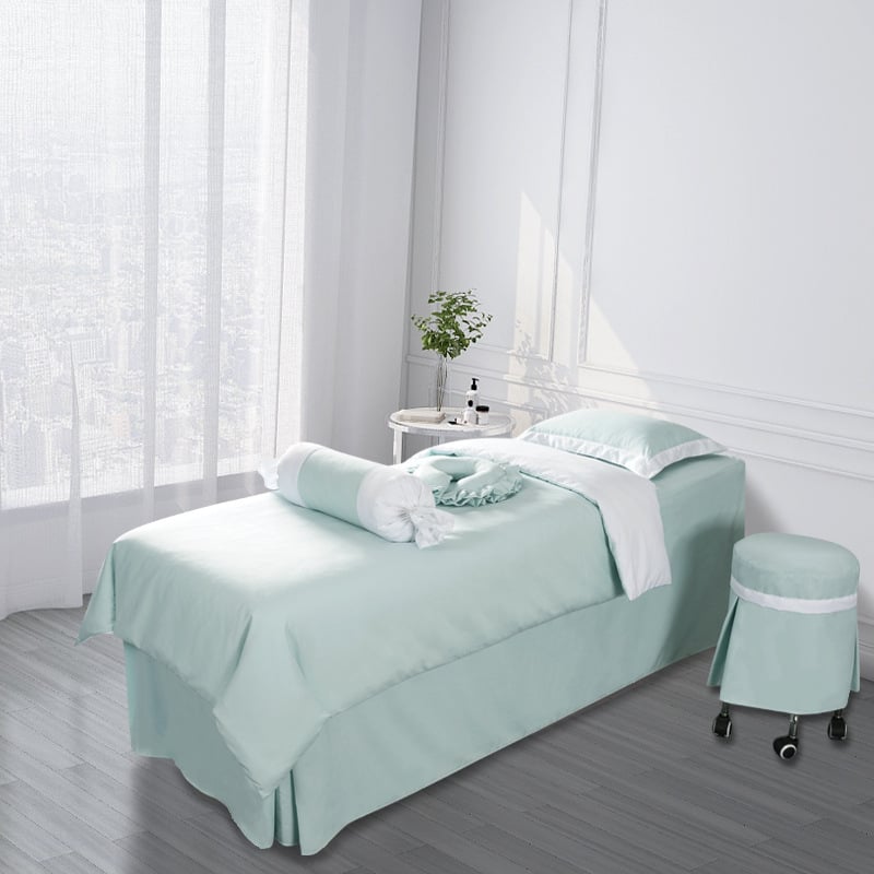 Neljaosaline voodikattete komplekt polüestrist, reaktiivne trükkimine ja värvimine, kohandatav, bränd Orange at Ease