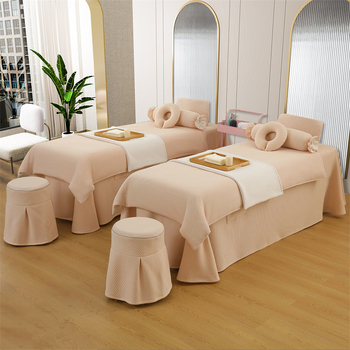 Kootud puuvillane voodikatte, kohandatav tootmine, kuvildu tegemine, reaktiivne värvimine, kaal 300-500 g