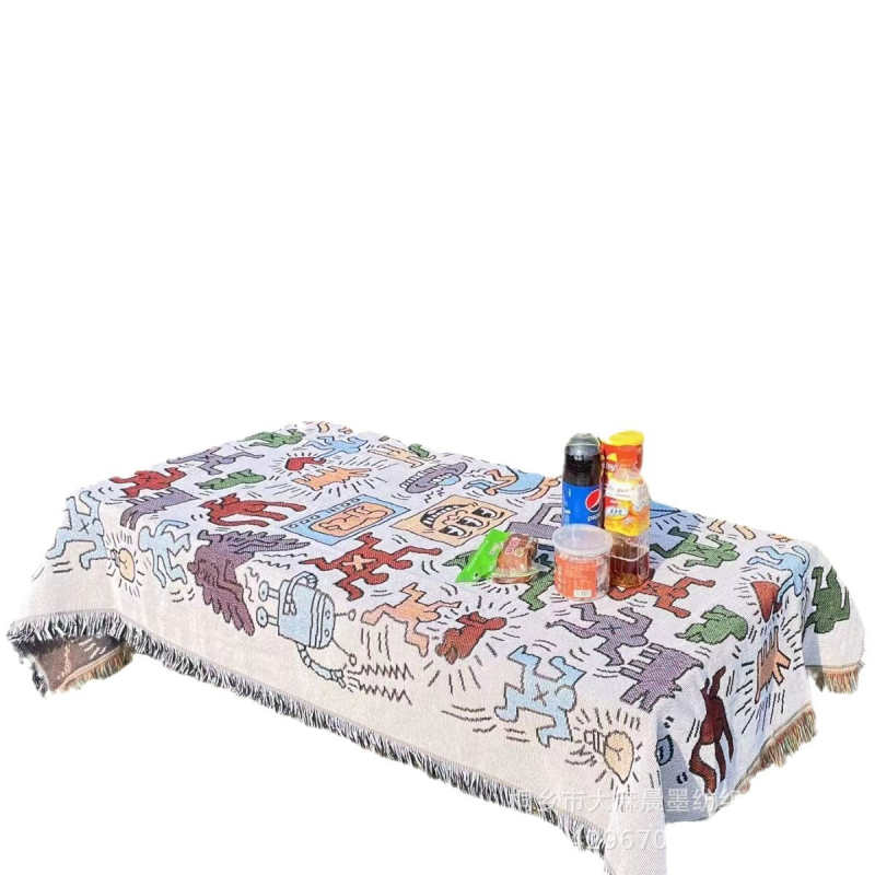 Κάλυμμα καναπέ — ύφασμα βάμβακος-πολυεστέρα; διθέσιο καναπέ; μοντέρνο μινιμαλιστικό ύφος; μοτίβο φυτών και λουλουδιών; εξατομίκευση κατά παραγγελία