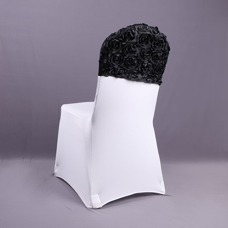 Pulmade jaoks mõeldud tooli seljatoe kate roosi motiiviga – segamaterjal, elastne õmblus, hotellikvaliteet, ühekordse sobivus, litsentsiga erimärgiga