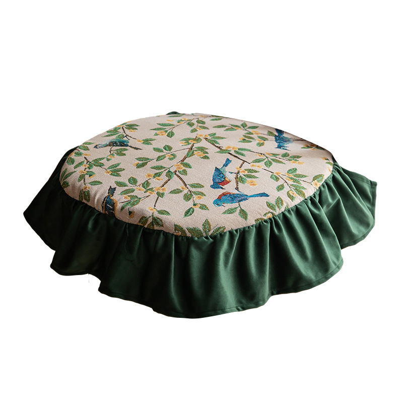 Μαξιλάρι καρέκλας σε σχήμα υποδοχής αλόγου, φλοράλ μοτίβο, πολυεστερικό ύφασμα, γέμισμα από σκληρό βάμβακα, αντιολισθητική επιφάνεια, διαθεσιμότητα παραμετροποίησης