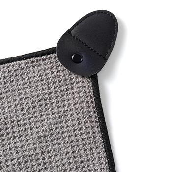 Prosop de golf din microfibră, 400 gsm, fibre amestecate, imprimare logo disponibilă, uscare rapidă și absorbție ridicată