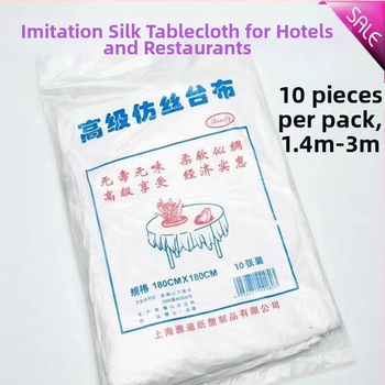 Еднократна покривка за маса от полиетилен (PE); неразградима; категория: еднократна покривка за маса